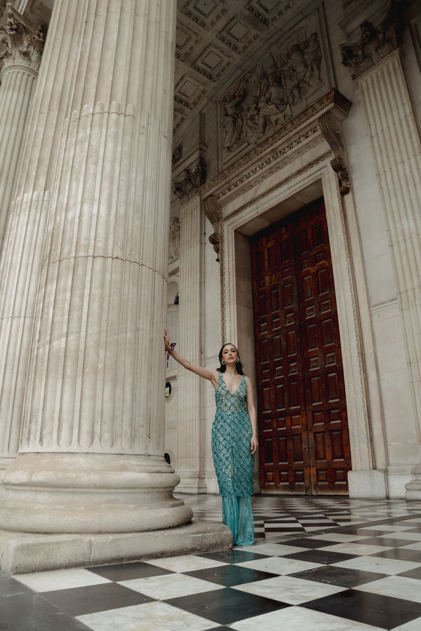 SHIVANI IN SHIMMERING SEA NYMPH