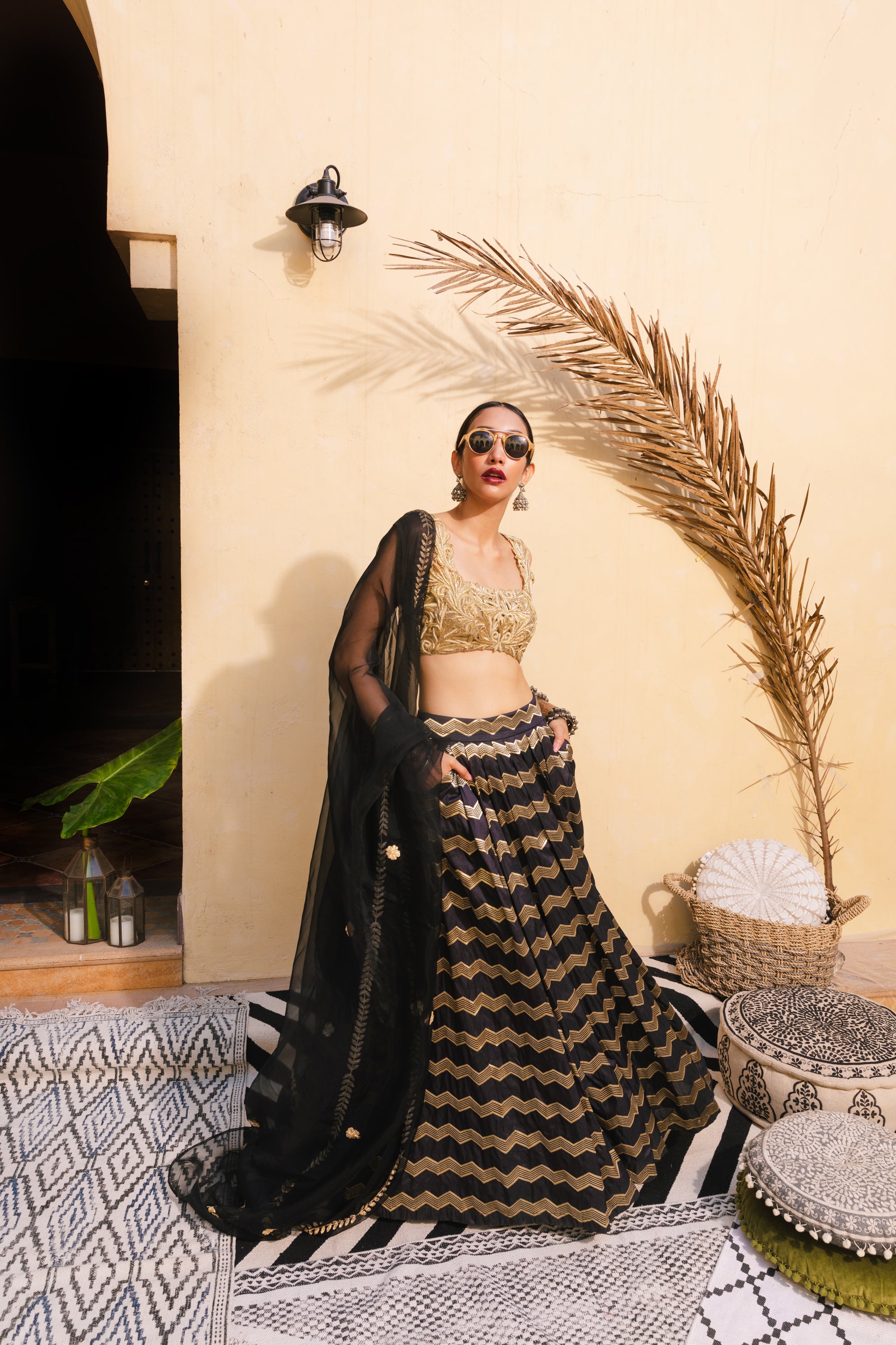 Black Ethnic Wear - Buy Indian Designer Black Ethnic Wear Online for Women  – Indya